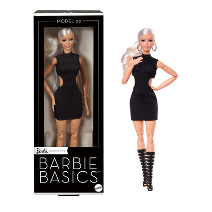 Barbie Basics Modèle 2-Poupée Blonde Avec Robe Noire